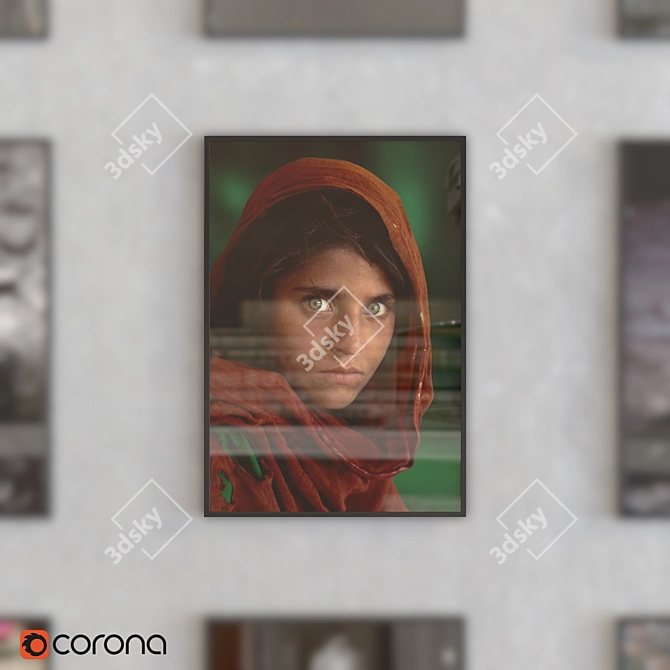 Historic Moments: Framed Photo Collection 3D model image 3