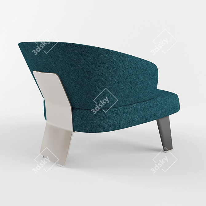 Luxury Minotti Creed Large Chair 3D model image 2