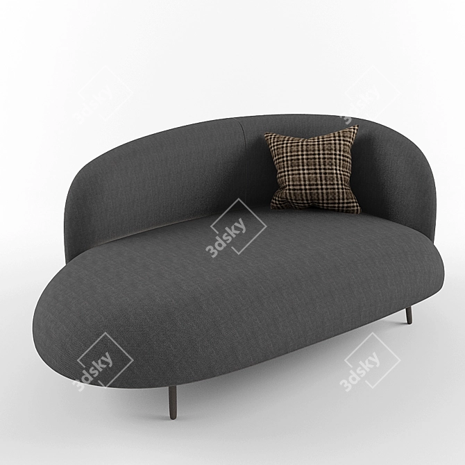 Modern Arflex BONSAI Sofa 3D model image 2