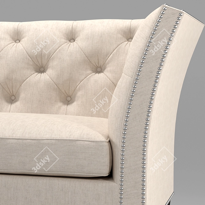 Elegant and Stylish Ethan Allen Sofa 3D model image 2