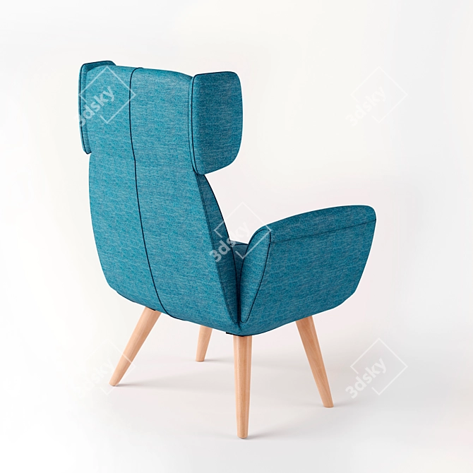 Balfour Accent Chair - Stylish and Versatile! 3D model image 2