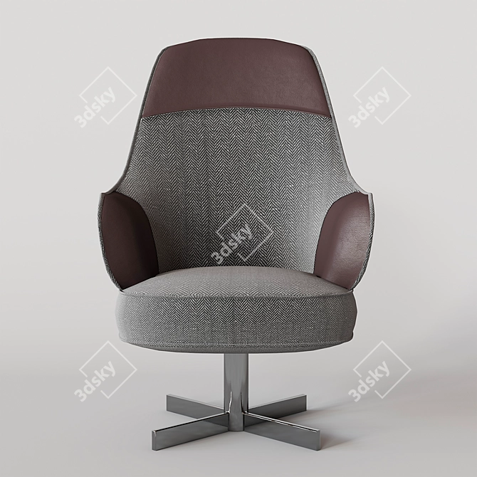 Gabriel High: Modern Comfort in a Compact Design 3D model image 3