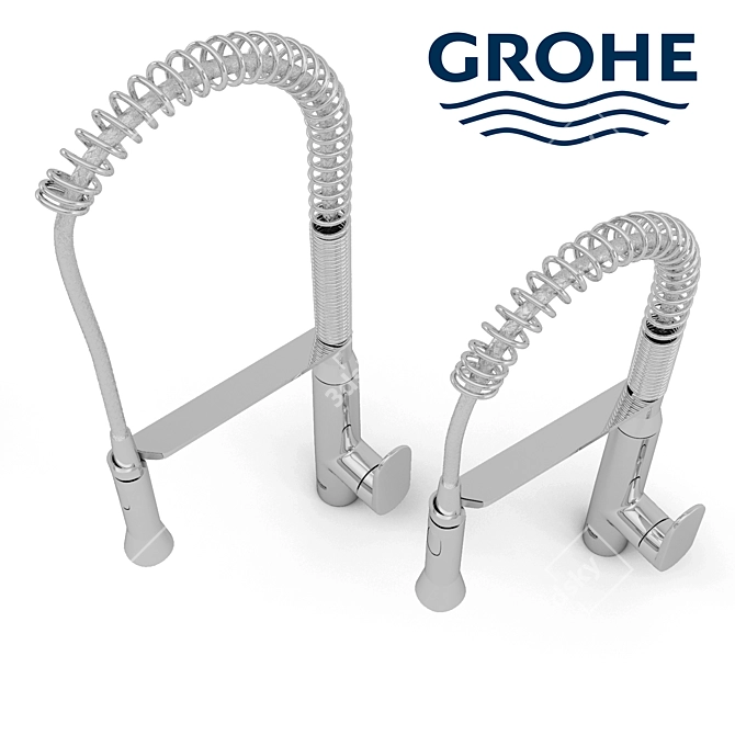 GROHE K7 Kitchen Faucets Collection 3D model image 2