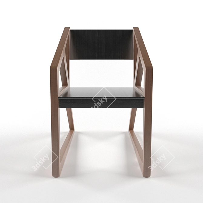 Urban Loft Style Chair 3D model image 3