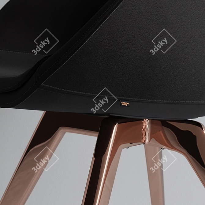 Tom Dixon Copper Set - Chair, Pendant, Table 3D model image 3