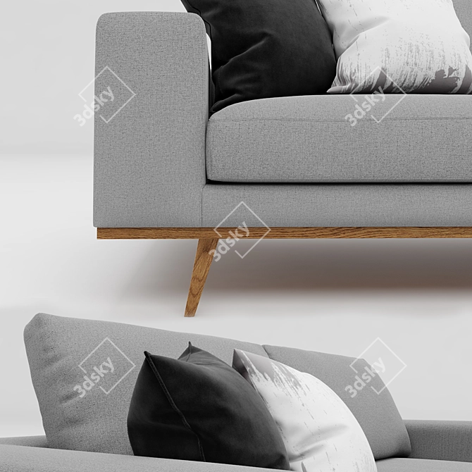 Whkamp's Torino Sofa 3D model image 2