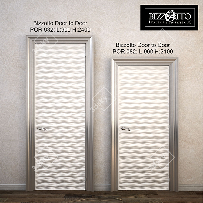 Italian Bizzotto Door Collection POR 082 3D model image 1