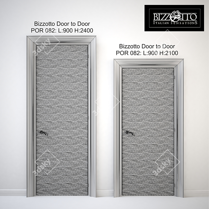 Italian Bizzotto Door Collection POR 082 3D model image 2