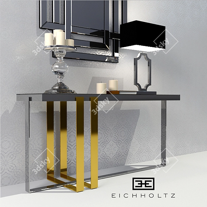 Elegant EICHHOLTZ Decor Set 3D model image 2