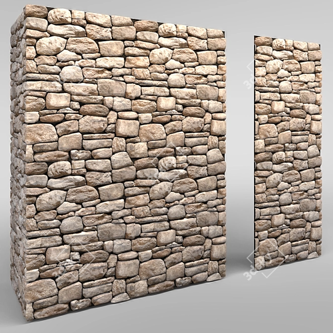 Lightweight Masonry: Perfect for Tiling 3D model image 1