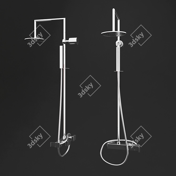 Luxury Shower
Crystal Clear Shower 3D model image 1