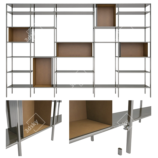 Elegant Storage Solutions: Rimadesio Wind & Zenit 3D model image 1