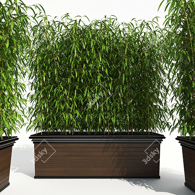 Title: Versatile Decorative Plants - 50 to 150cm 3D model image 1