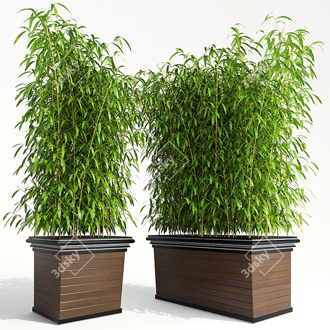 Title: Versatile Decorative Plants - 50 to 150cm 3D model image 2