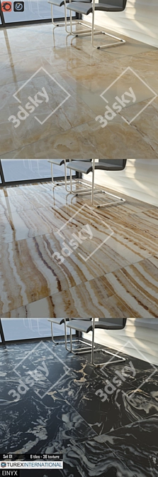 Onyx Tiles Set: TUREX INTERNATIONAL 3D model image 3