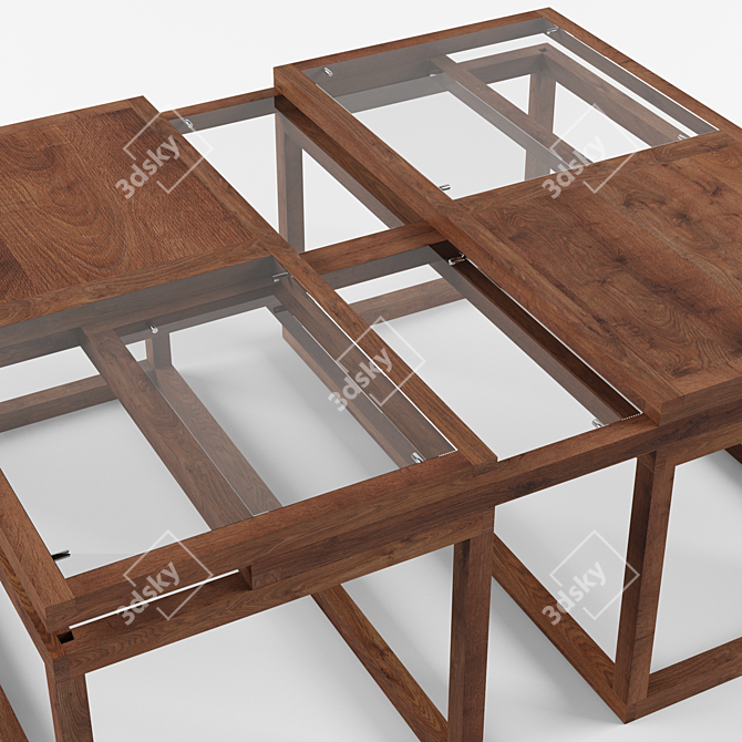 Modern Merge Table - Sleek and Functional 3D model image 2