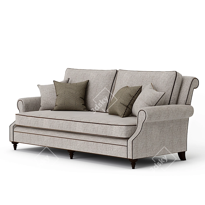 Modern Comfort: Marko Kraus Jason Sofa 3D model image 1