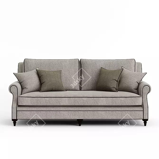 Modern Comfort: Marko Kraus Jason Sofa 3D model image 2