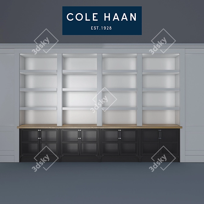 Sleek Wardrobes for Cole Haan Stores 3D model image 1