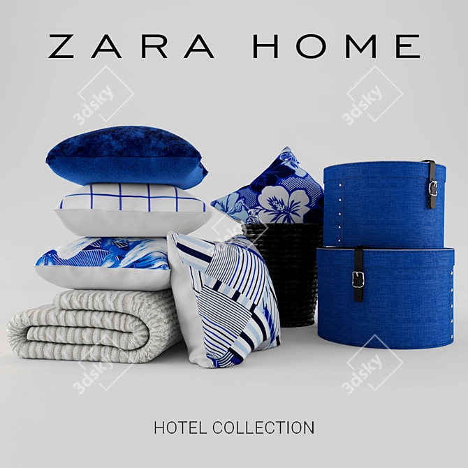 Zara Home Hotel Collection: Luxury Home Decor Set 3D model image 1