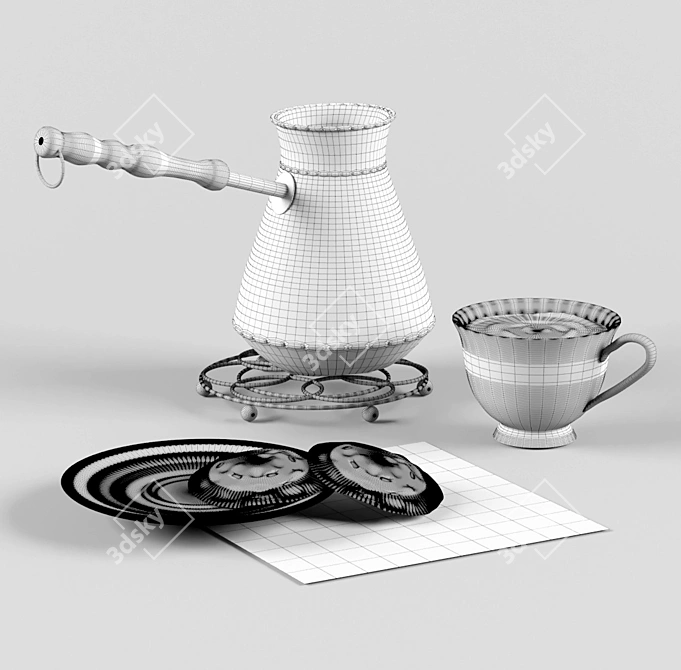 All-in-One Kitchenware Ensemble 3D model image 2