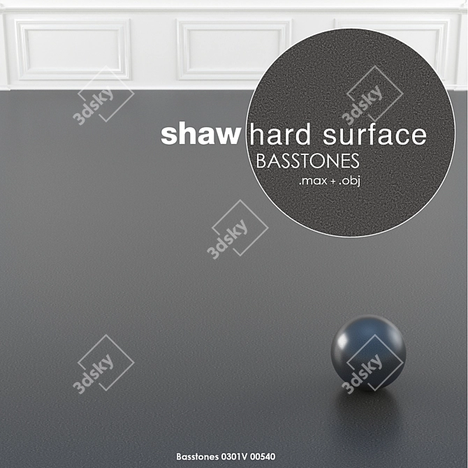 Shaw Homogeneous Basstones Vinyl 3D model image 2