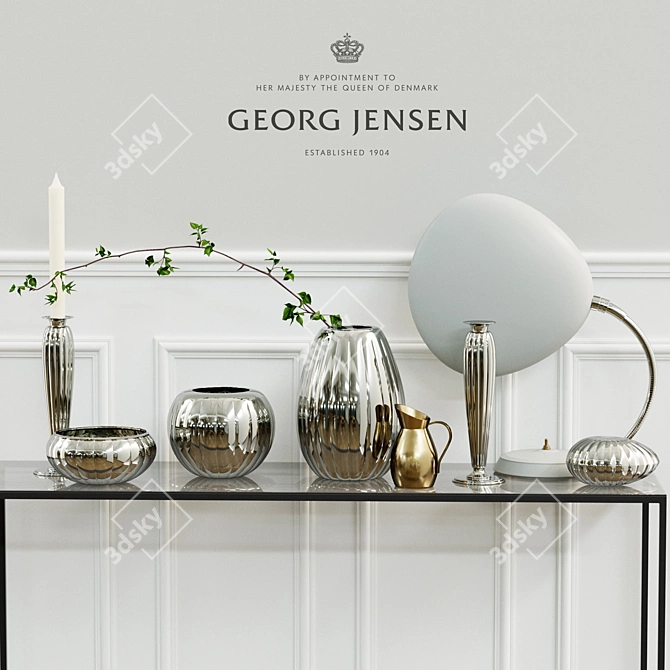 George Jensen LEGACY Decor Set 3D model image 1