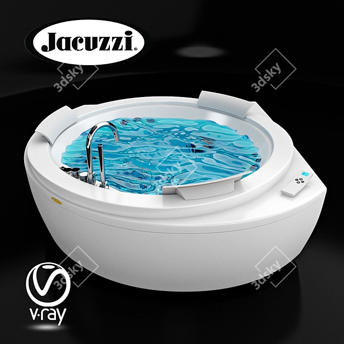 3D Model: Jacuzzi Nova Corner 3D model image 1