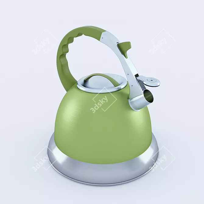 Vintage Tea Hoffmann: Traditional Kettle with a Twist 3D model image 2