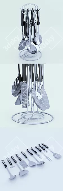 Title: 2011 MAX Kitchen Set (FBX) 3D model image 2