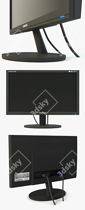 Samsung SyncMaster E2020 LCD Monitor 3D model image 2