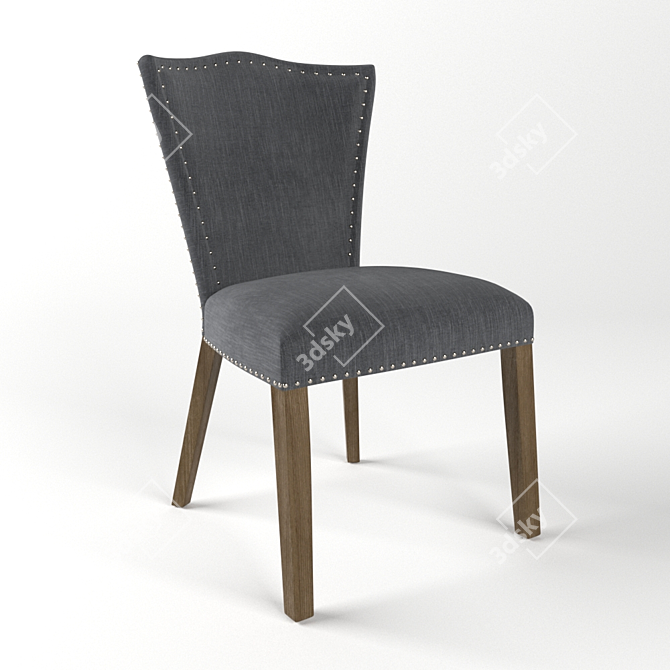 Modern Elegance: Ruhls Accent Chair 3D model image 1