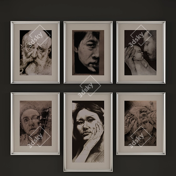 Creative Art Frames by Roxana 3D model image 3