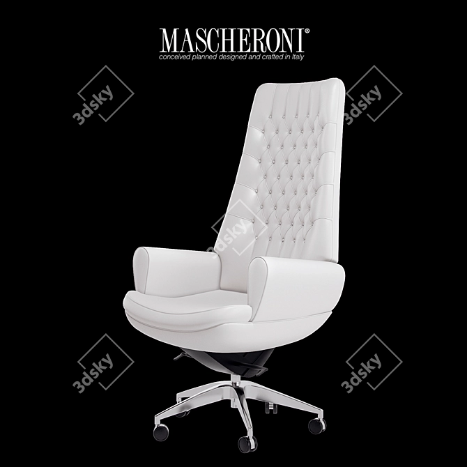 Contemporary Italian Design Armchair 3D model image 1