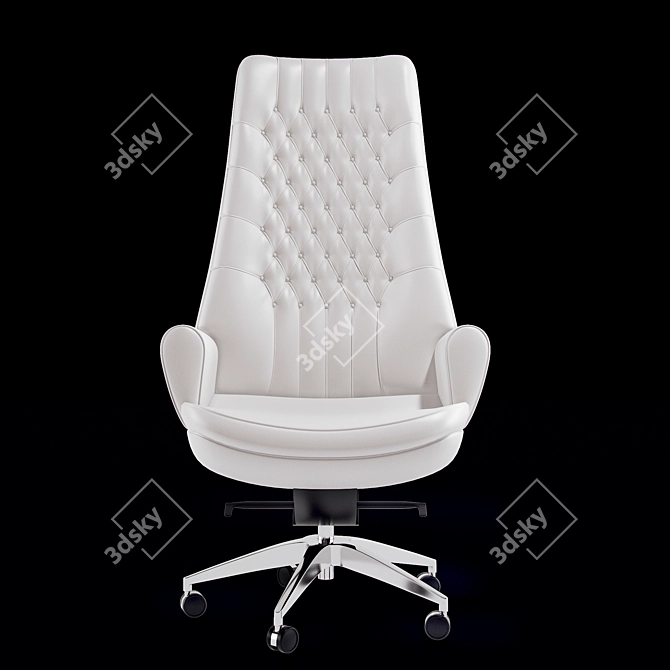 Contemporary Italian Design Armchair 3D model image 2