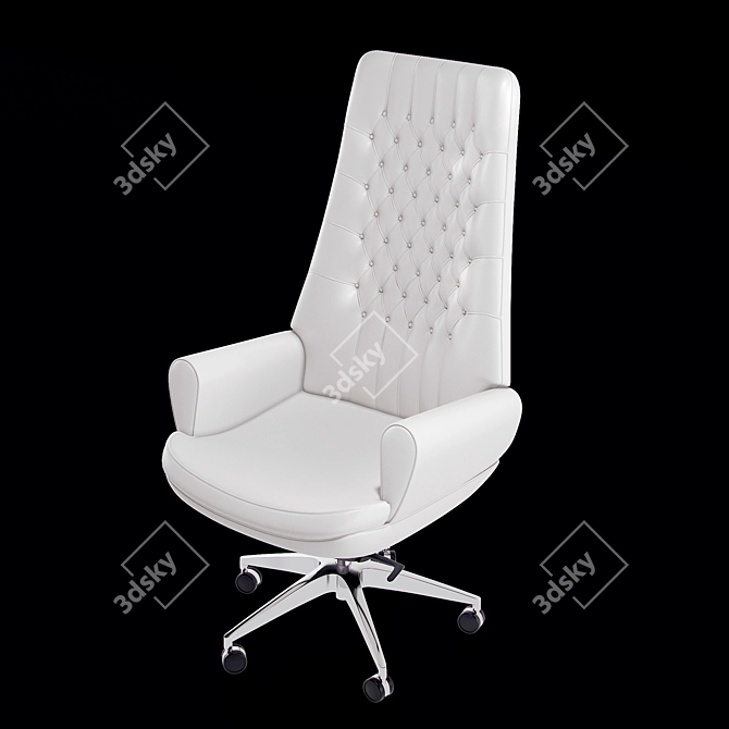 Contemporary Italian Design Armchair 3D model image 3