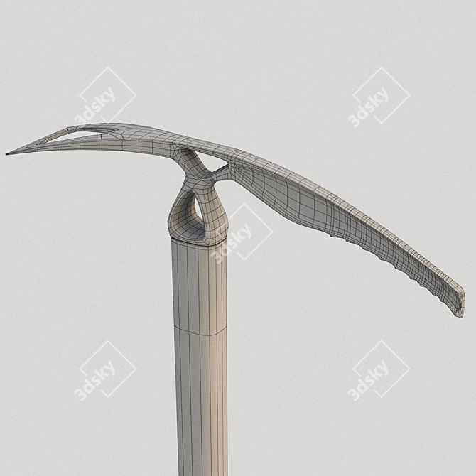 Black Diamond Raven Ice Axe 3D model image 3