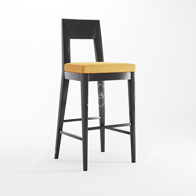 Elegant Zilco Mary S Bar Stool 3D model image 1