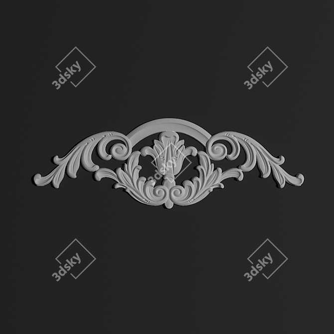 Elegant Molding Collection 3D model image 1