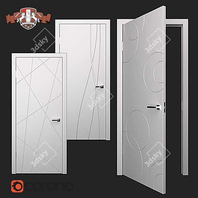 Premium Vanguard Doors from Vladimir Door Factory 3D model image 2