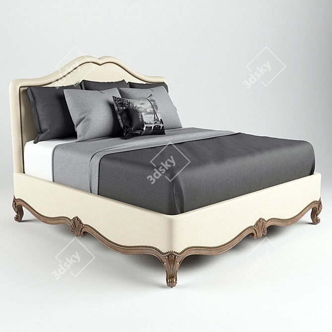 French Kiss: Royal Comfort 3D model image 1