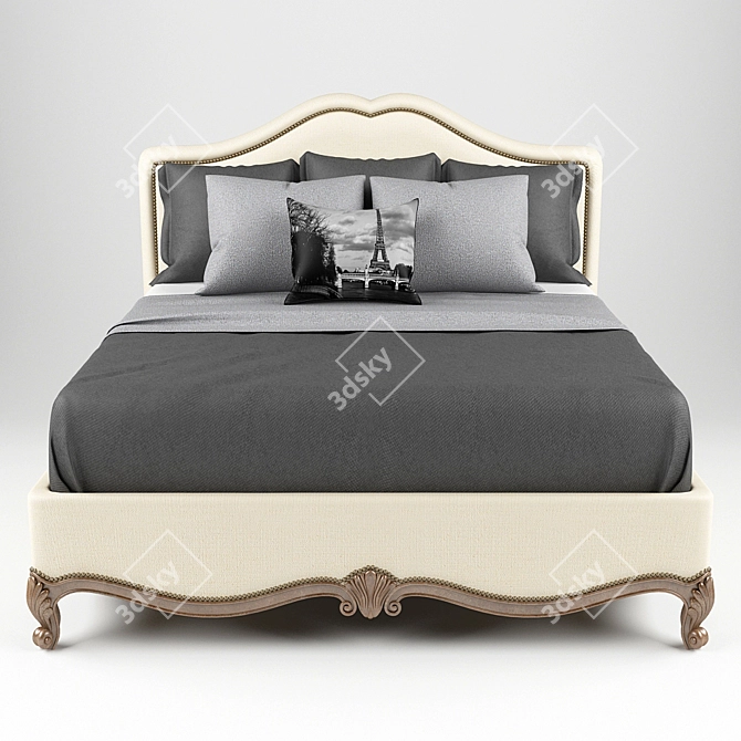 French Kiss: Royal Comfort 3D model image 2