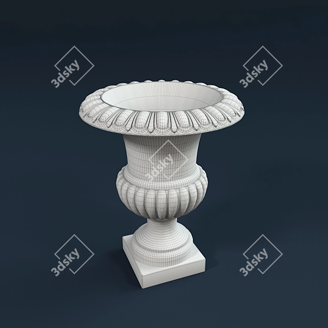 Elegant Medici Vase: Timeless Beauty 3D model image 2