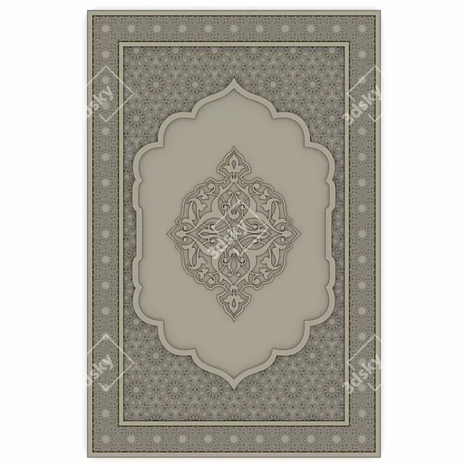 Supposed title: Arabesque Art Decor Set 3D model image 1