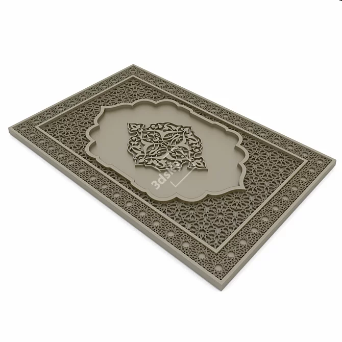 Supposed title: Arabesque Art Decor Set 3D model image 2