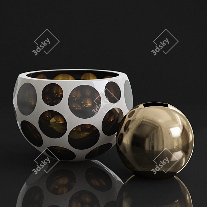 Moser Copernicus 3177 Vase: Elegant 3D Model with Textures 3D model image 1