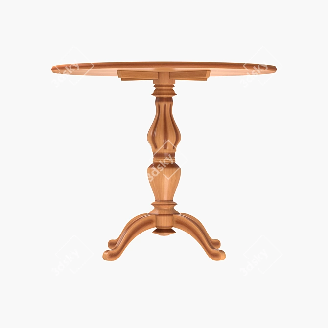 Square Table with UV Unwrapping | 3D Model 3D model image 2