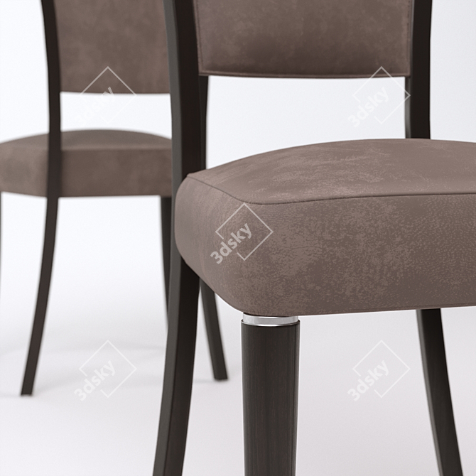 Elegant Veneziana I210 Chair 3D model image 2