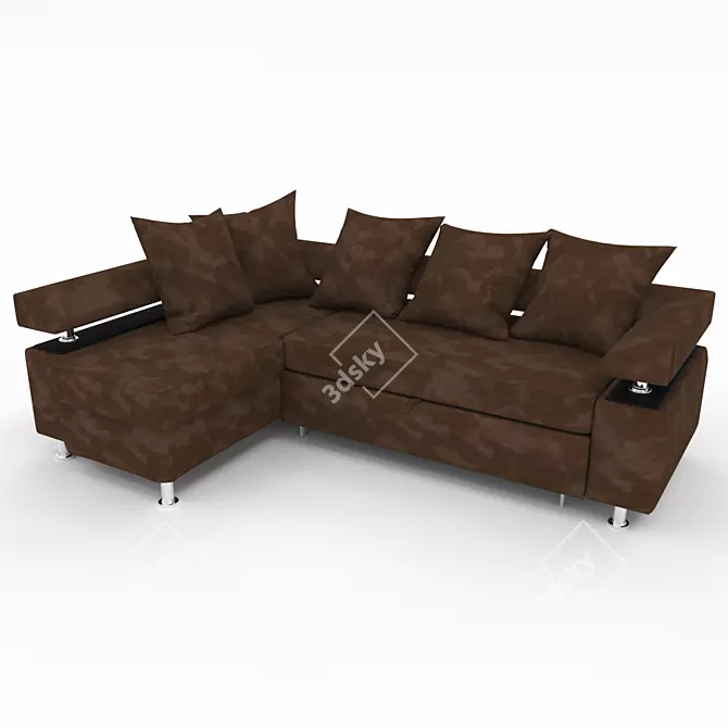 Modern Style Sofa 3D model image 1