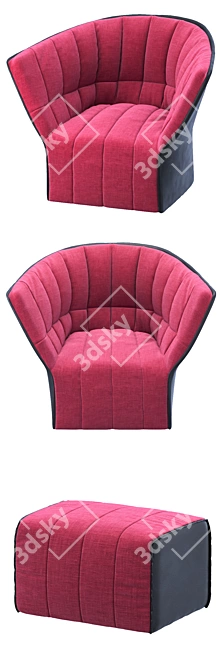 Elegant Comfort: Ligne Roset MOEL 3D model image 3